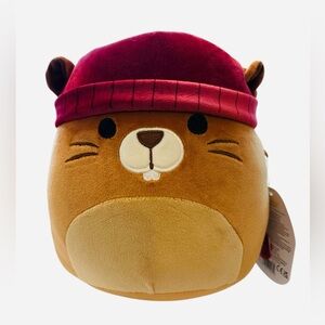 Squishmallows Brown and Red Beaver‎ Plush